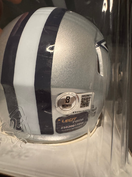 Emmitt Smith Dallas Cowboys Signed Mini Helmet