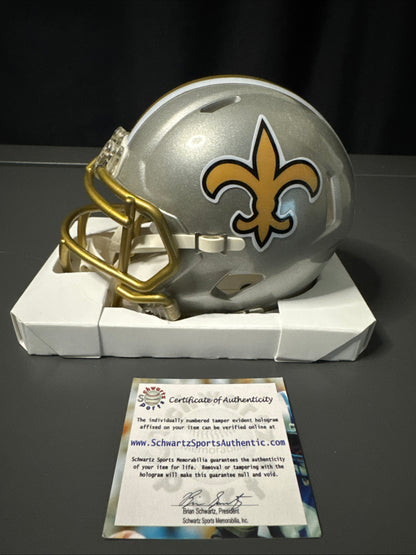 Rickey Jackson New Orleans Saints Signed Mini Helmet