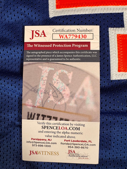 Jericho Sims New York Knicks Signed Jersey