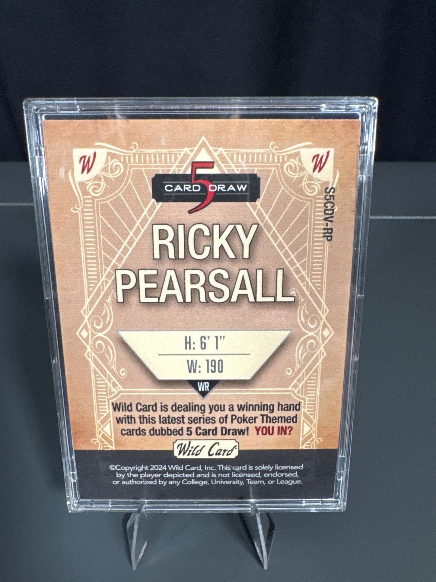 Ricky Pearsall San Francisco 49ers Card