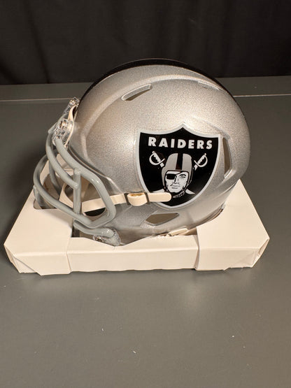 Tre Tucker Las Vegas Raiders Signed Mini Helmet