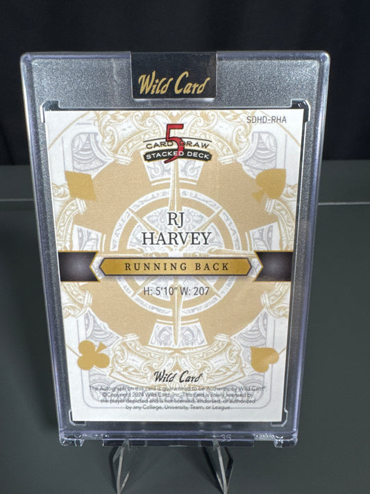 R.J. Harvey Denver Broncos Card