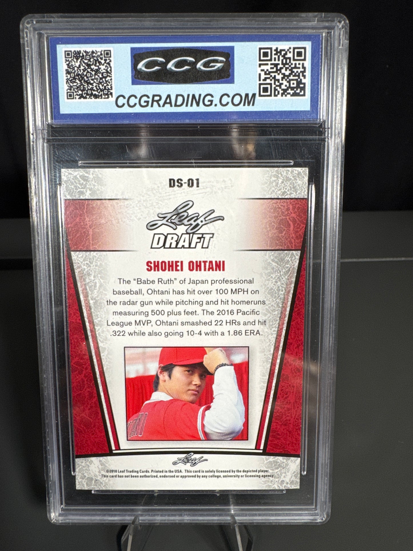 Shohei Ohtani Los Angeles Dodgers Card