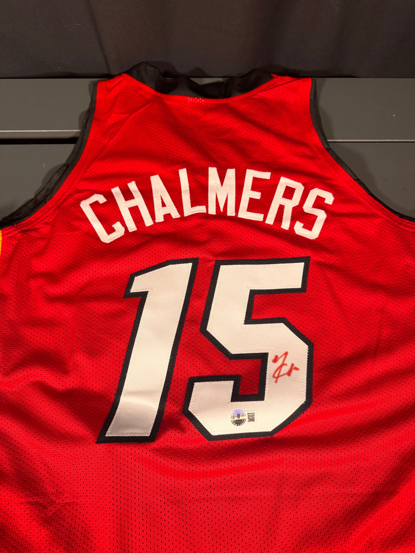 Mario Chalmers Miami Heat Signed Jersey