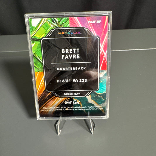 Brett Farve Green Bay Packers Card