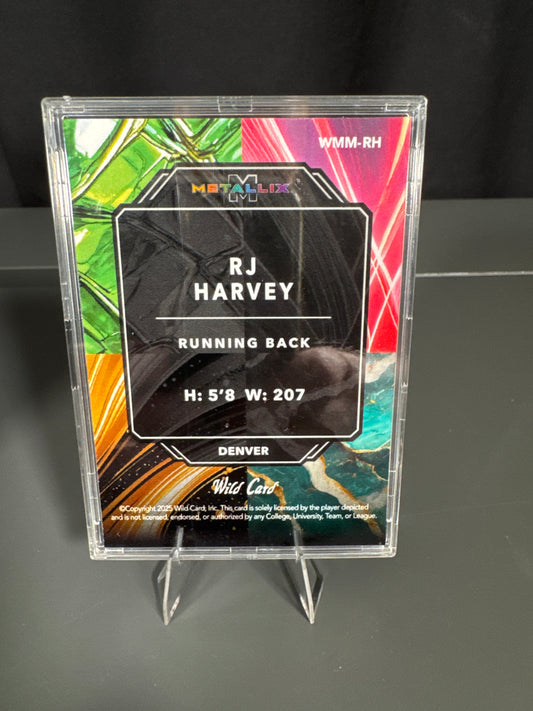RJ Harvey Denver Broncos Card