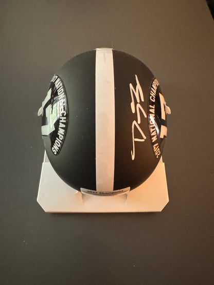 Da'Ron Payne Alabama Crimson Tide Signed Mini Helmet