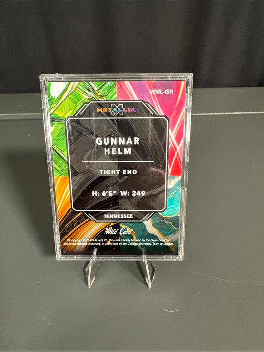 Gunnar Helm Tennesse Titans Card