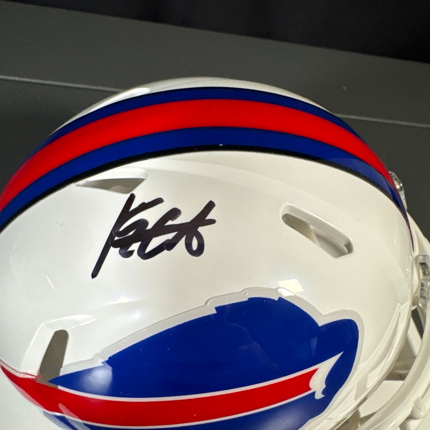 Keon Coleman Buffalo Bills Signed Mini Helmet