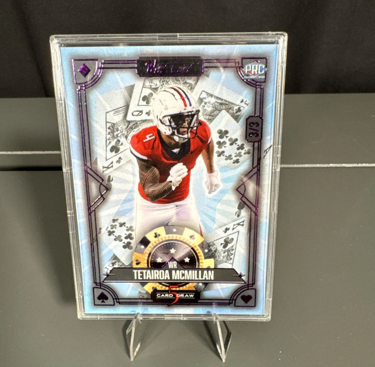 Tetairoa McMillan Carolina Panthers Card