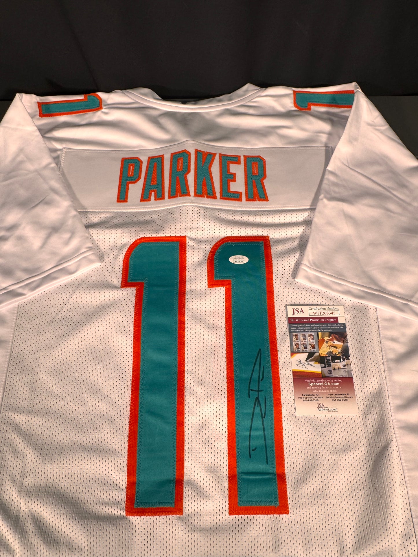 Devontae Parker Miami Dolphins Signed Jersey