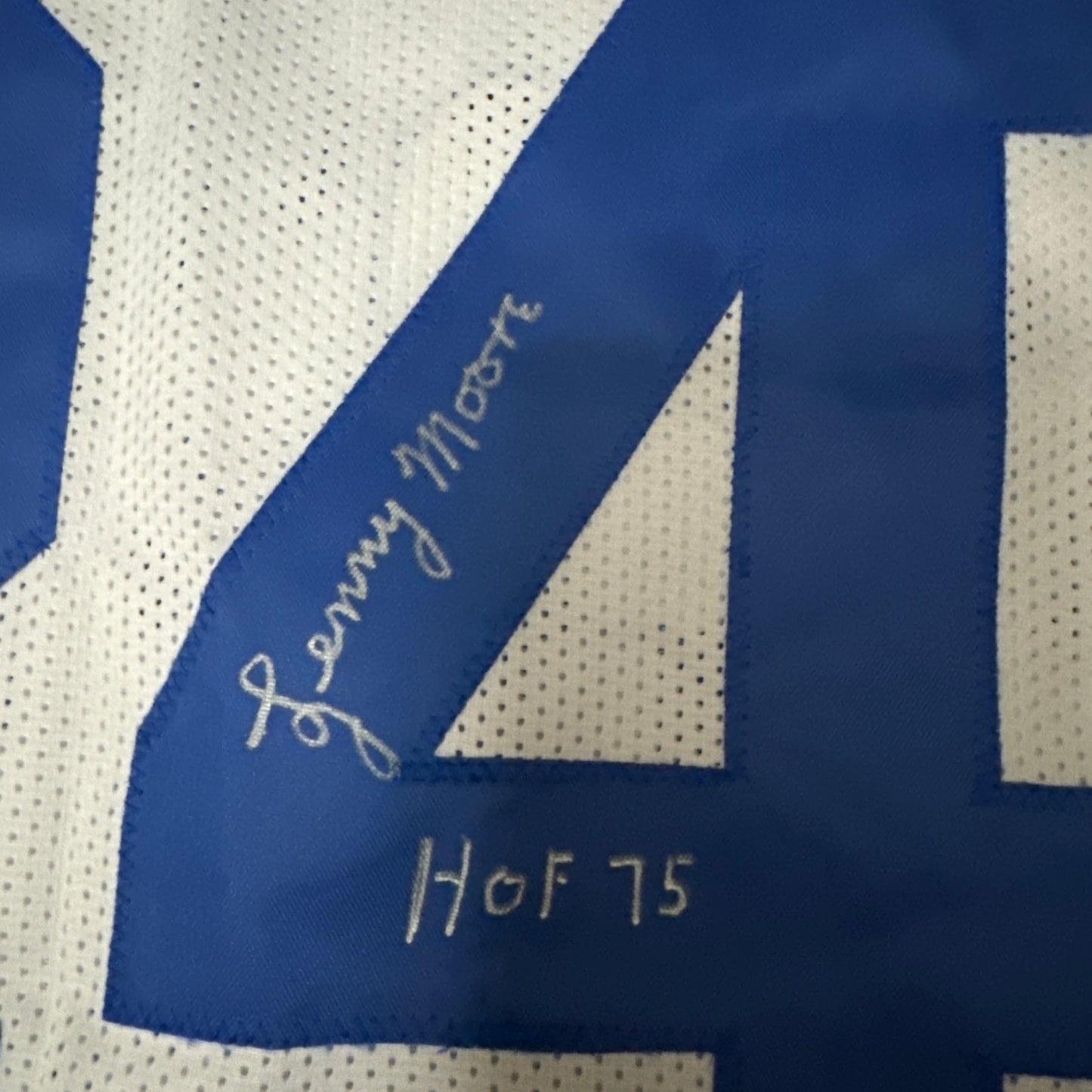 Lenny Moore Indianapolis Colts Signed Jersey