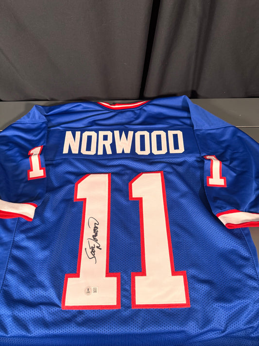 Scott Norwood Buffalo Bills Signed Jersey