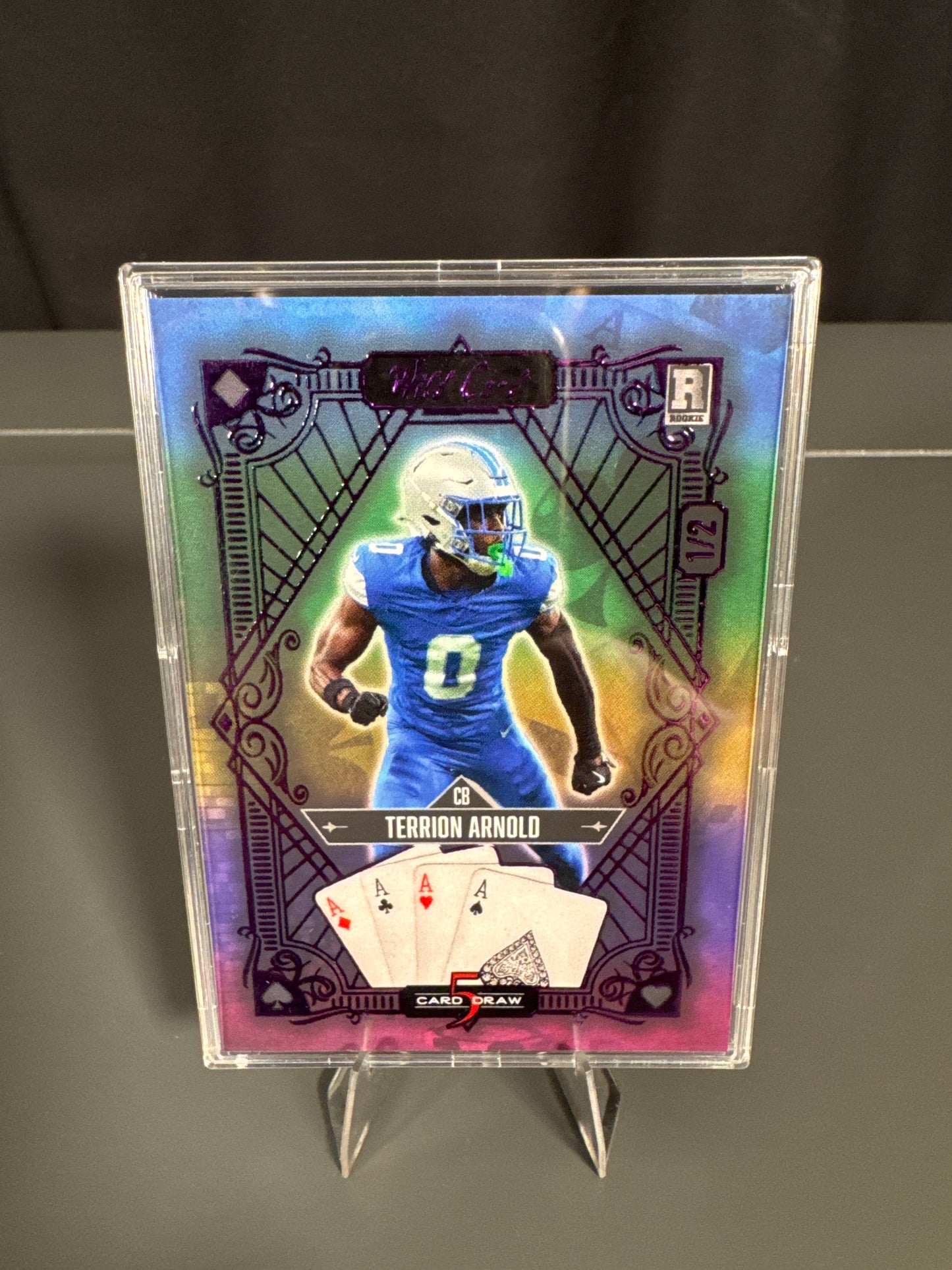 Terrion Arnold Detroit Lions Card