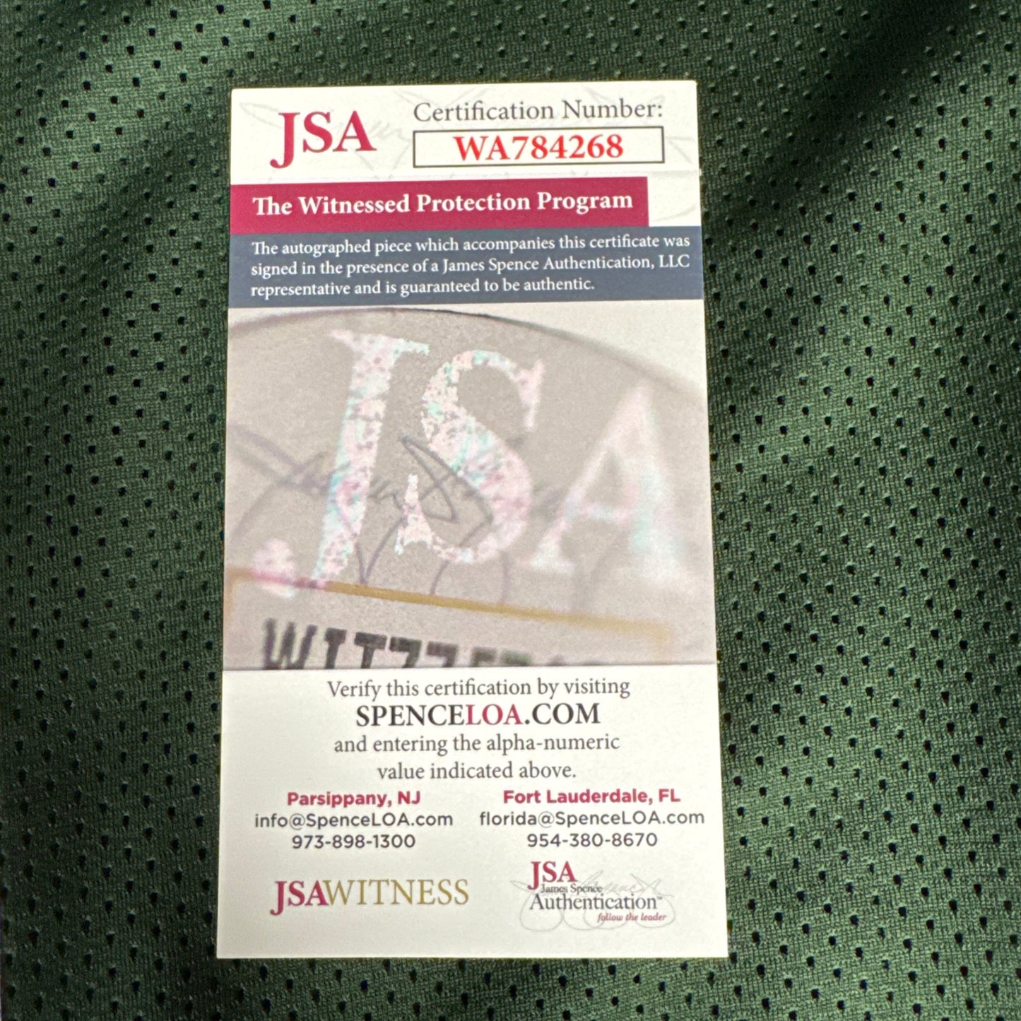 Michael Vick New York Jets Signed Jersey