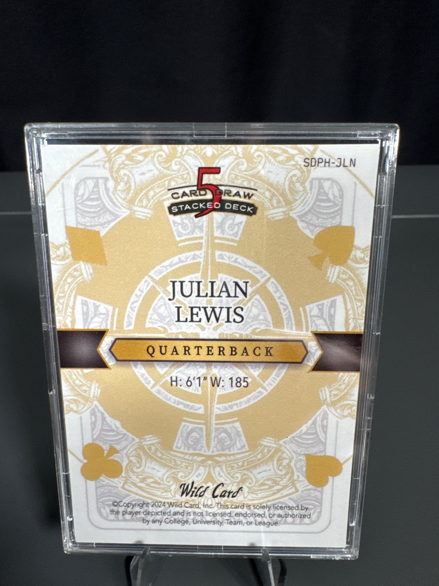 Julian Lewis Colorado Buffaloes Card