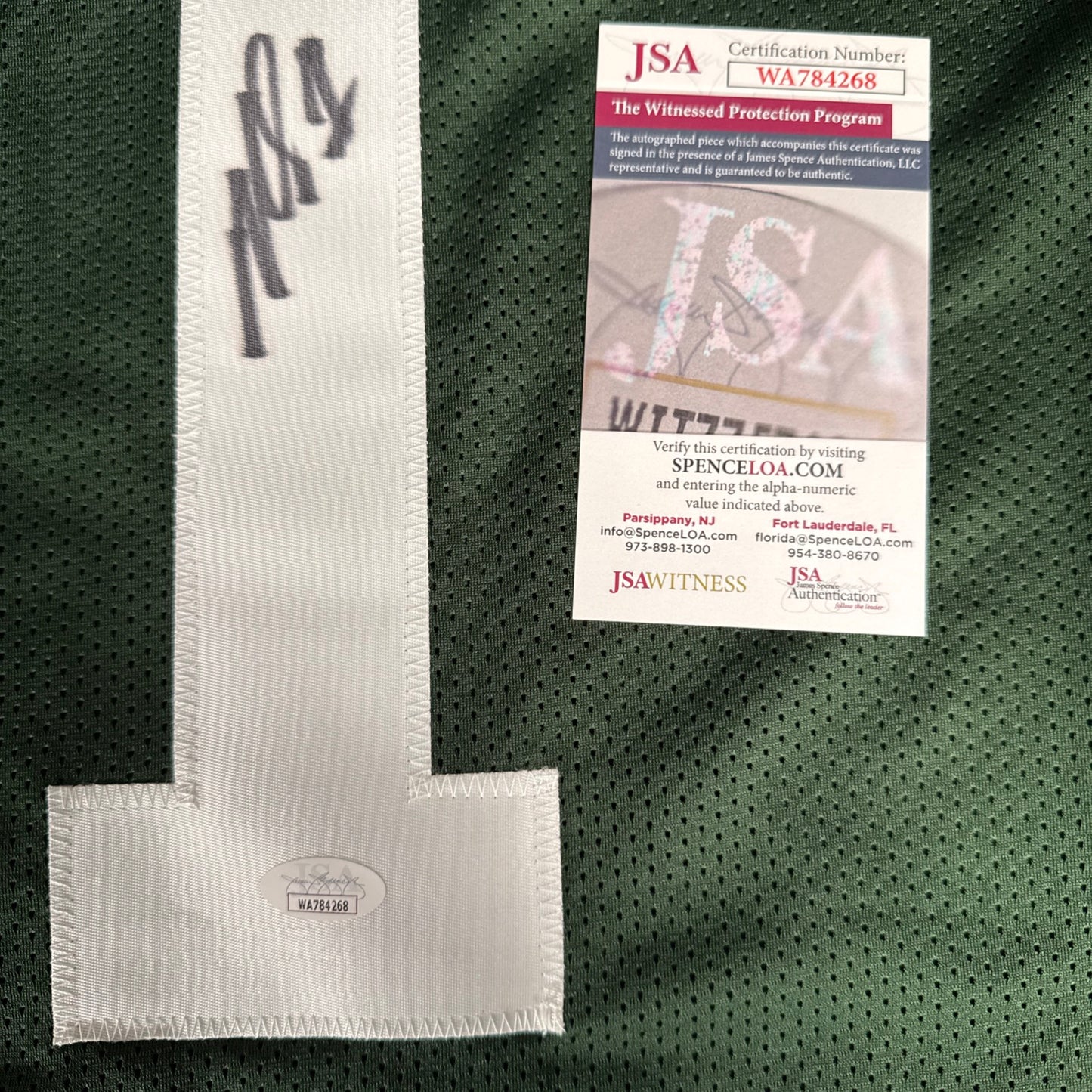 Michael Vick New York Jets Signed Jersey