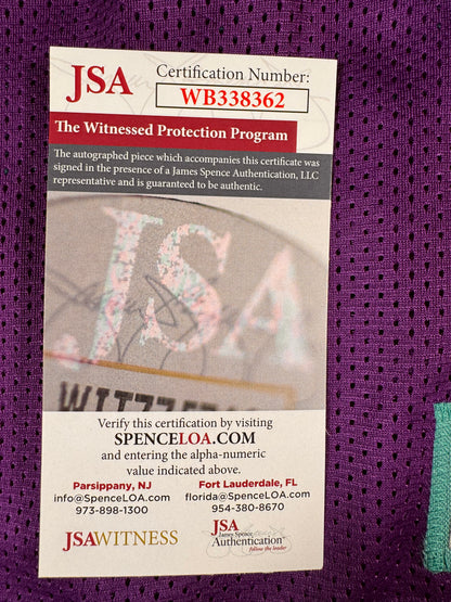 Muggsy Bogues Charlotte Hornets Signed Jersey