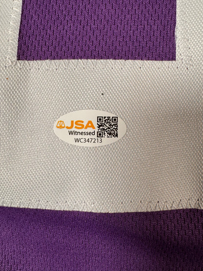 Adrian Peterson Custom Minnesota Vikings Signed Jersey (Purple)