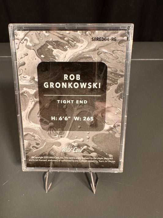 Rob Gronkowski New England Patriots Card