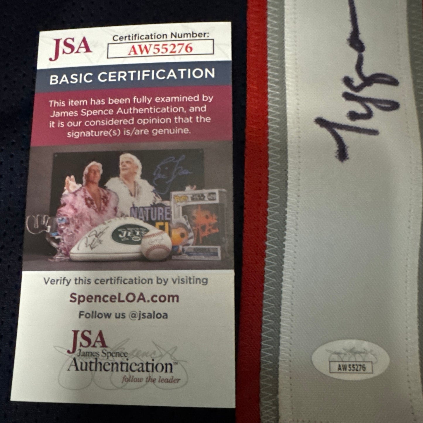 Tyquon Thorton New England Patriots Signed Jersey