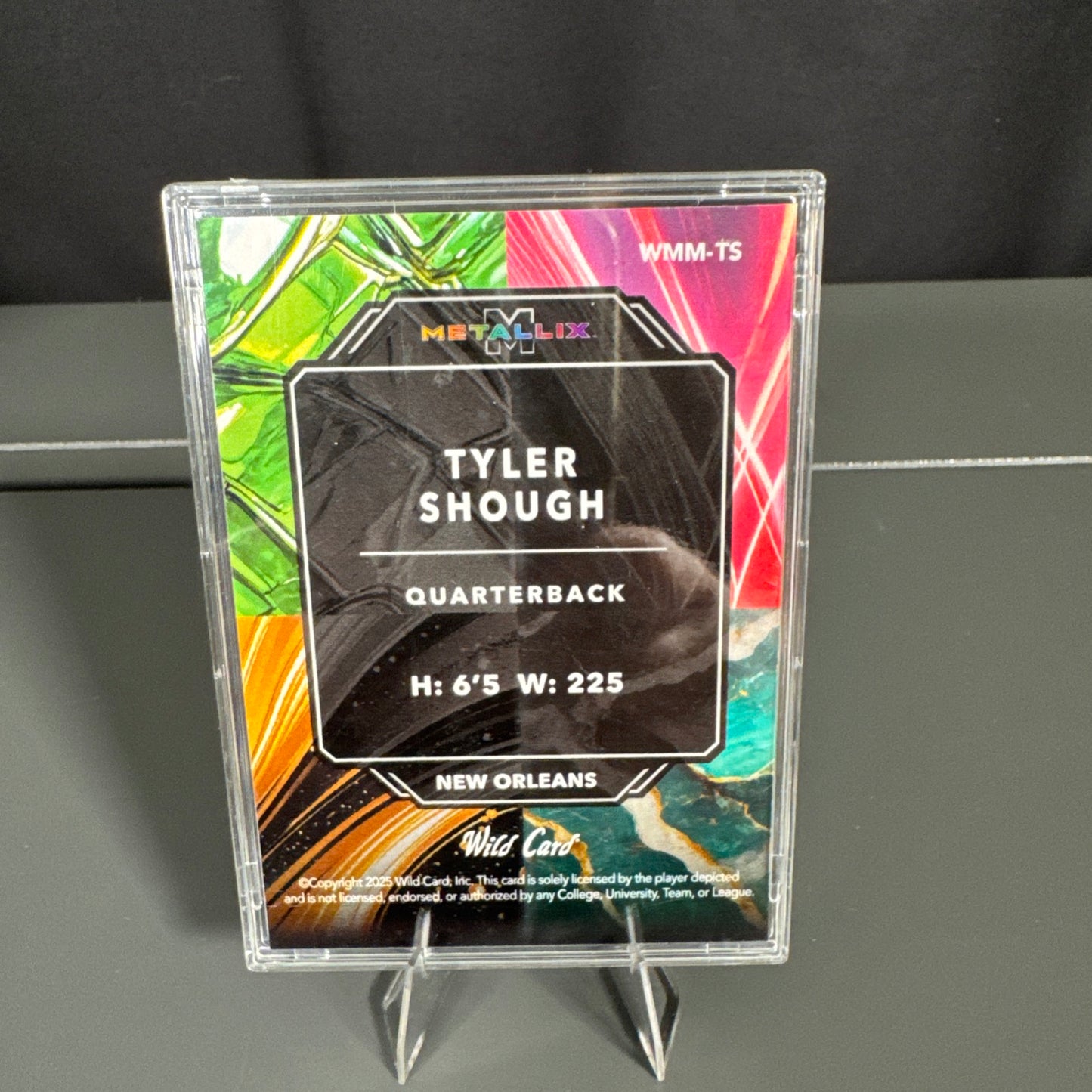 Tyler Shough New Orlenas Saints Card