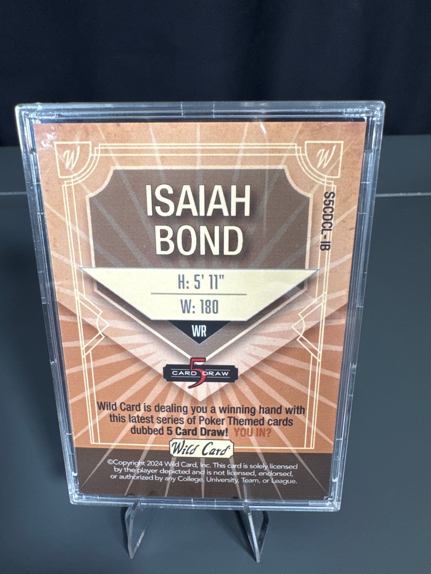 Isaiah Bond Cleveland Browns Card