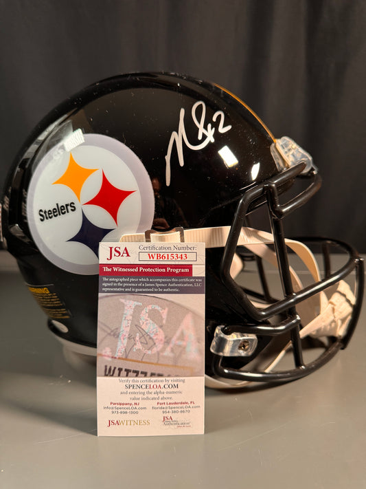 Michael Vick Pittsburgh Steelers Signed Full Size Helmets
