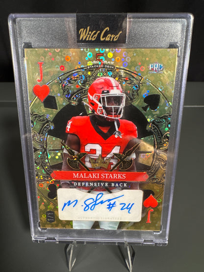 Malakai Starks Baltimore Ravens Card