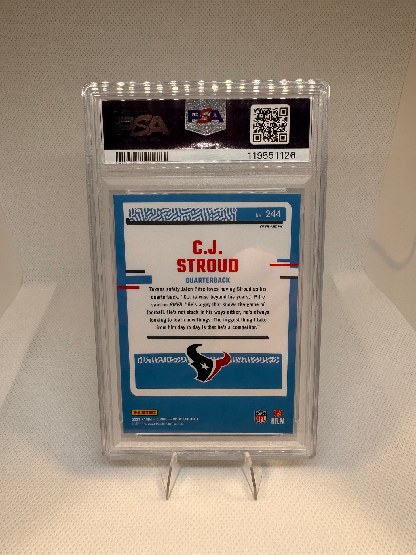 CJ Stroud Houston Texans Card