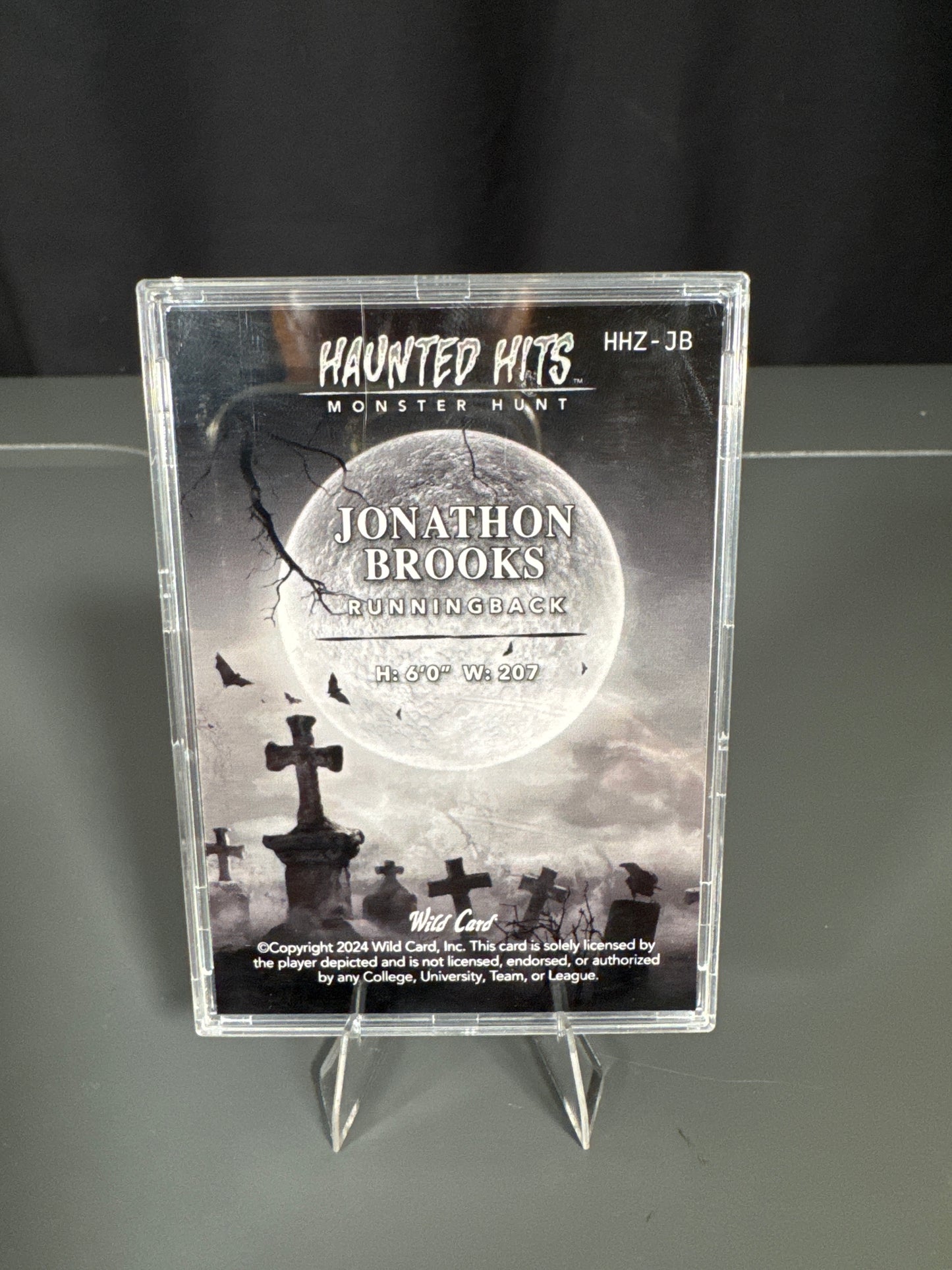 Jonathan Brooks Carolina Panthers Card