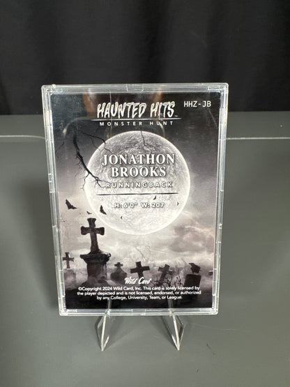 Jonathan Brooks Carolina Panthers Card