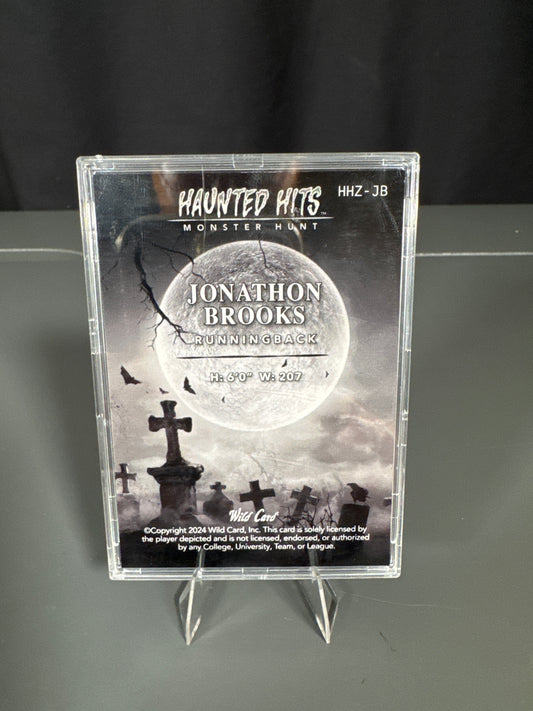 Jonathan Brooks Carolina Panthers Card