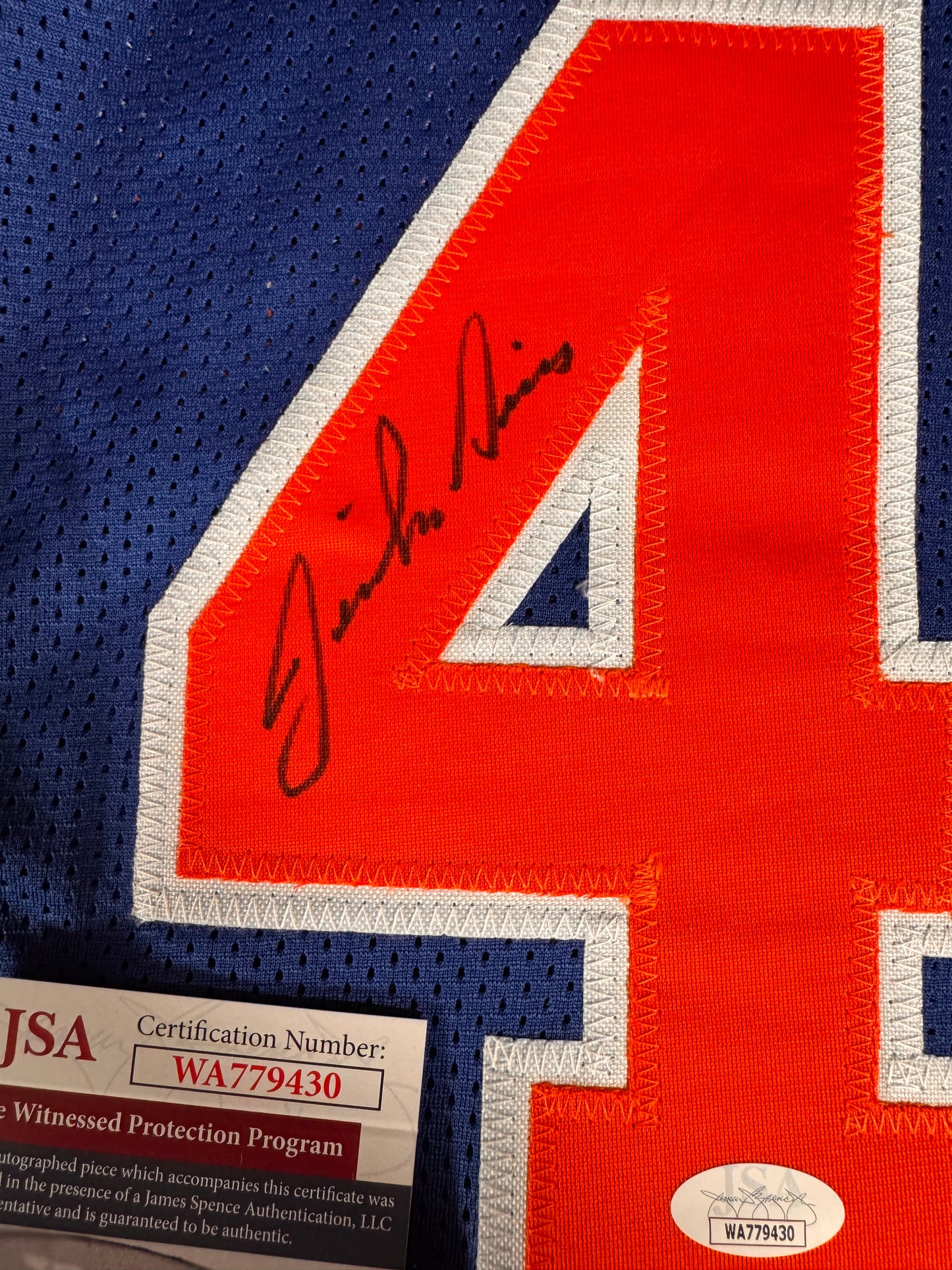 Jericho Sims New York Knicks Signed Jersey