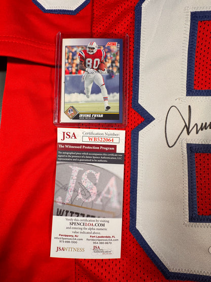Irving Fryar New England Patriots Signed Jersey