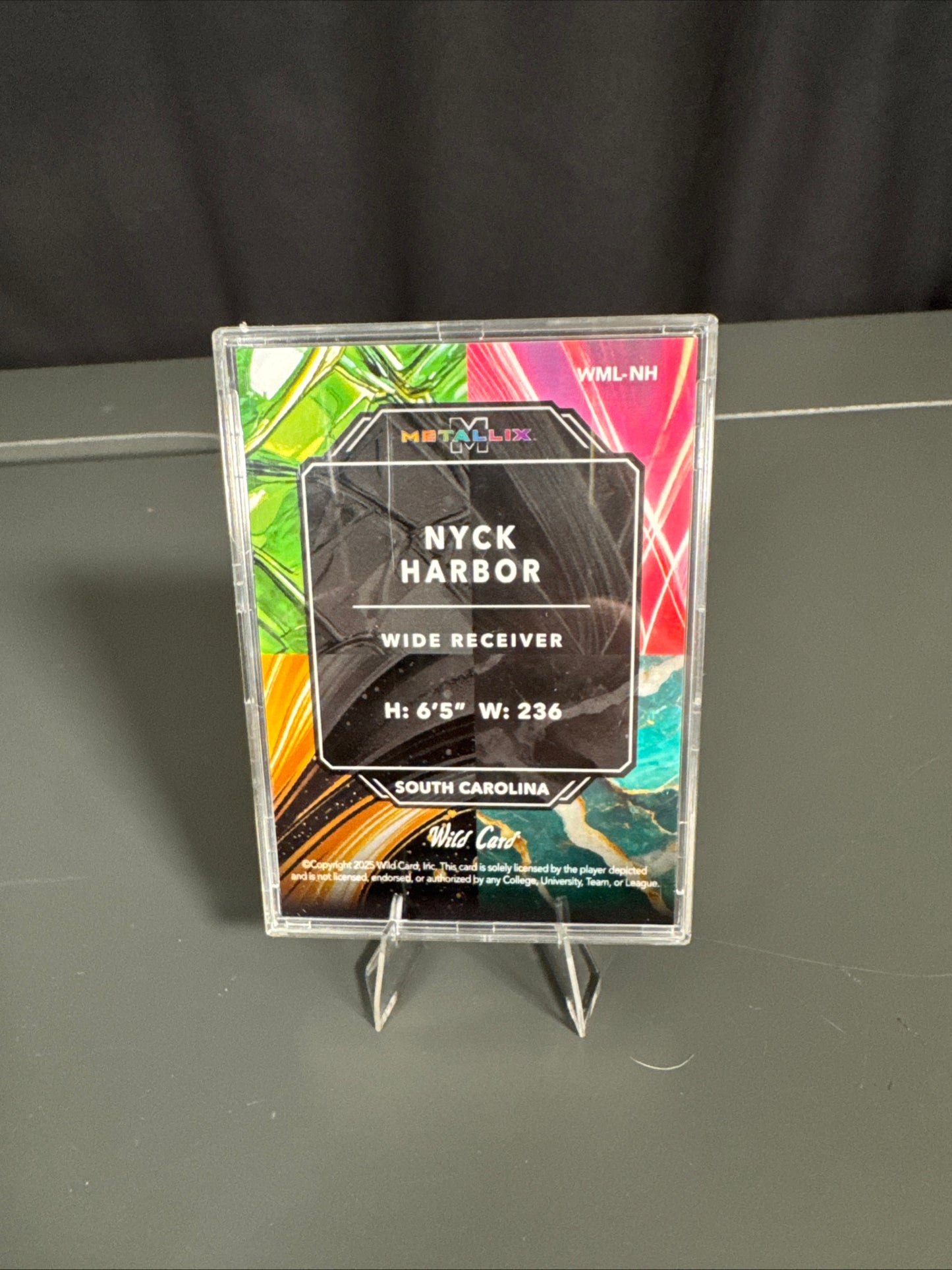 Nyck Harbor South Carolina Gamecocks Card